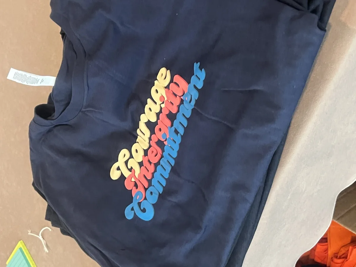 Courage Integrity Commitment t-shirt