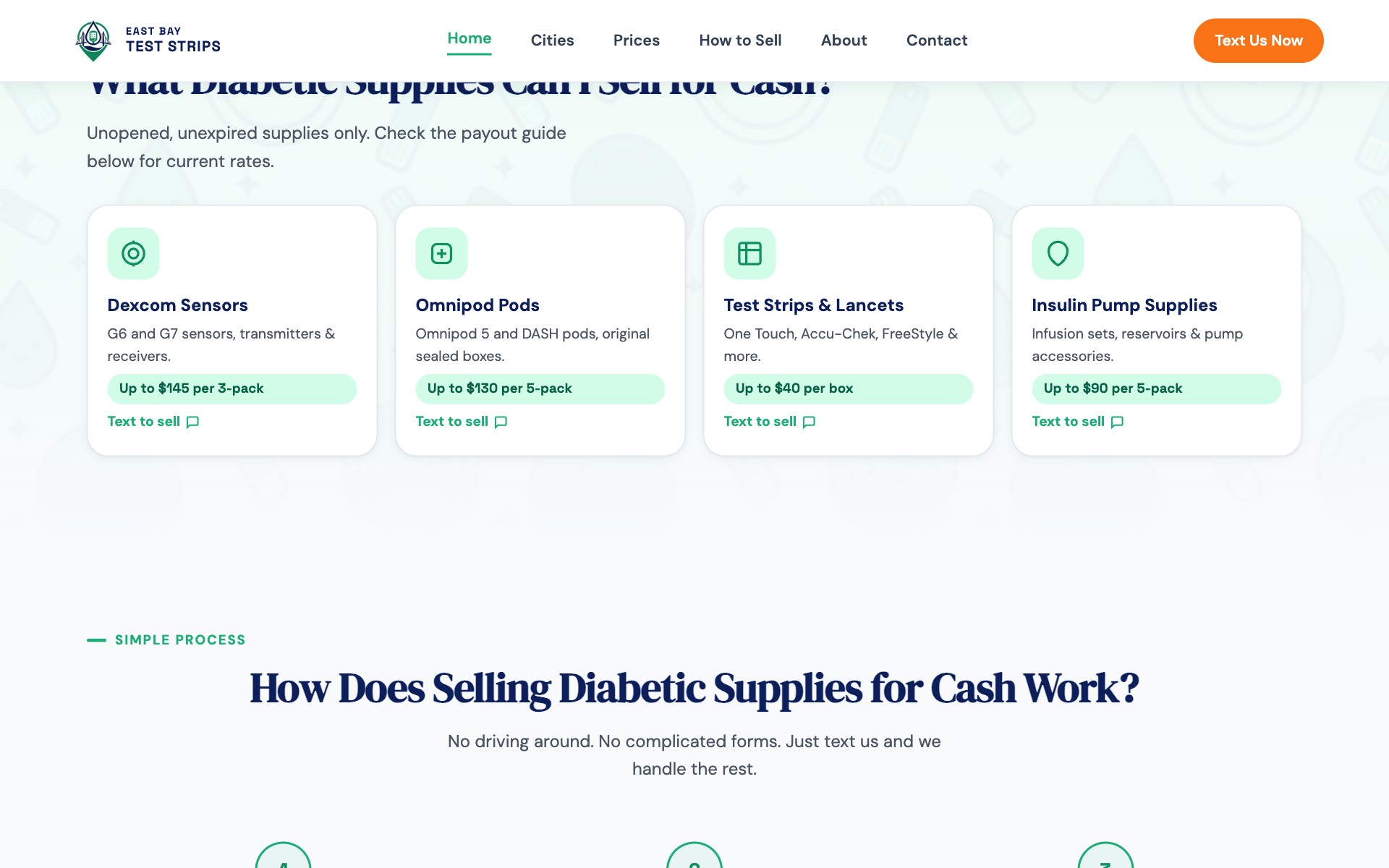 What We Accept product categories grid